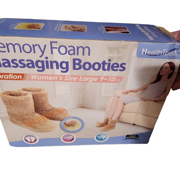 HEALTH TOUCH MEMORY FOAM MASSAGONG BOOTIES - Picture 2 of 3